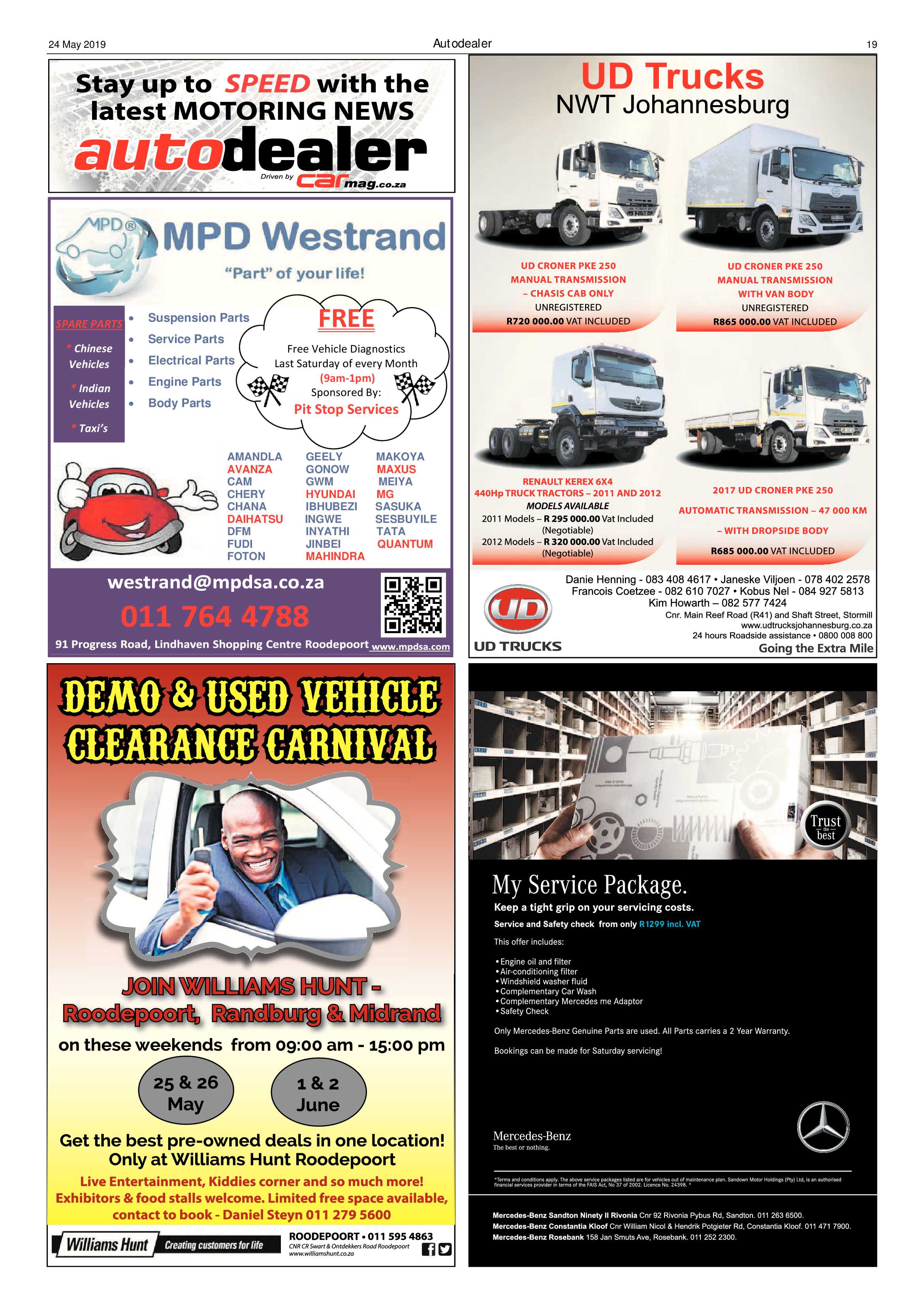 Randfontein Herald 24 May 2019 page 19