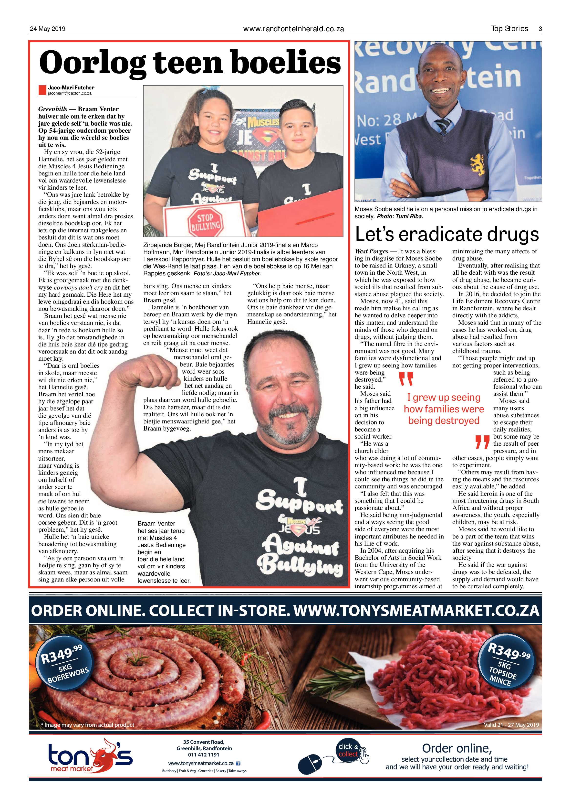 Randfontein Herald 24 May 2019 page 3