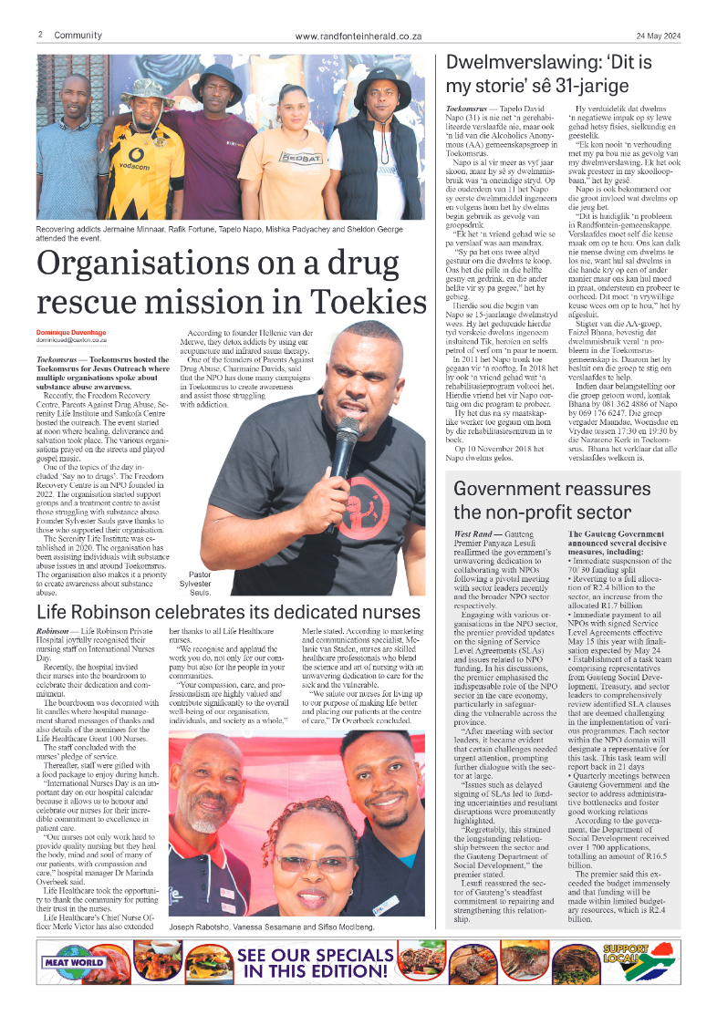 Randfontein Herald 24 May 2024 page 2