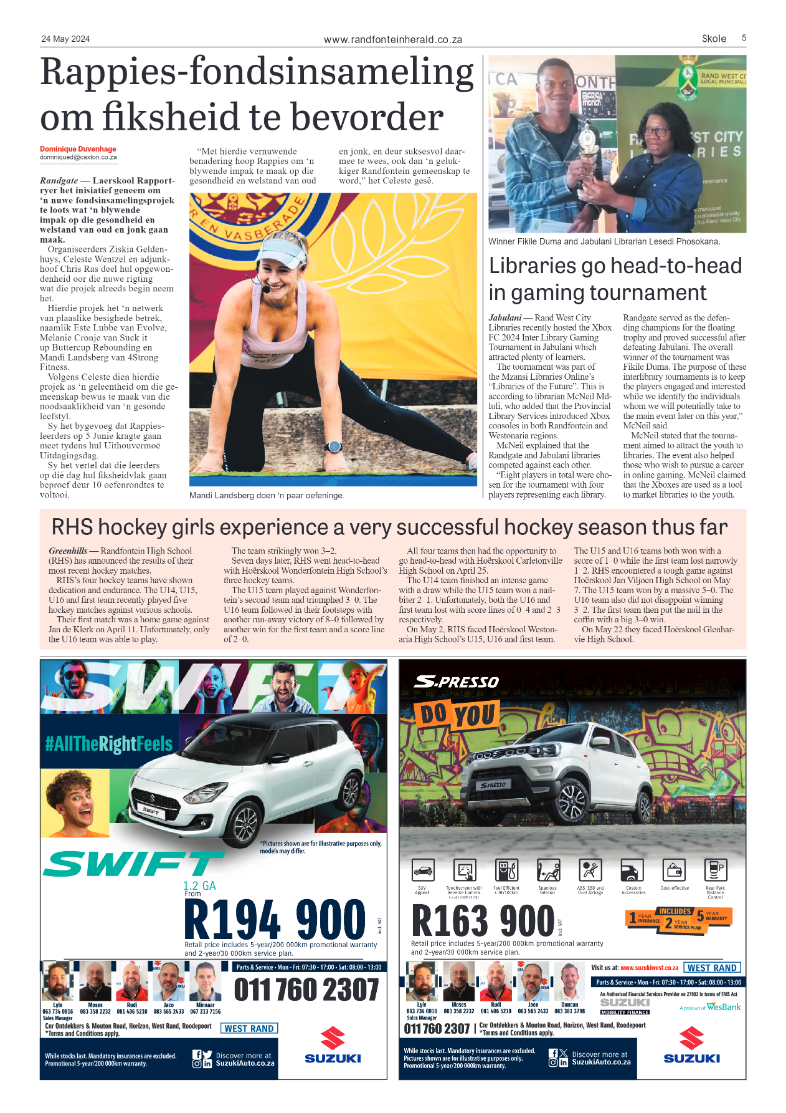 Randfontein Herald 24 May 2024 page 5