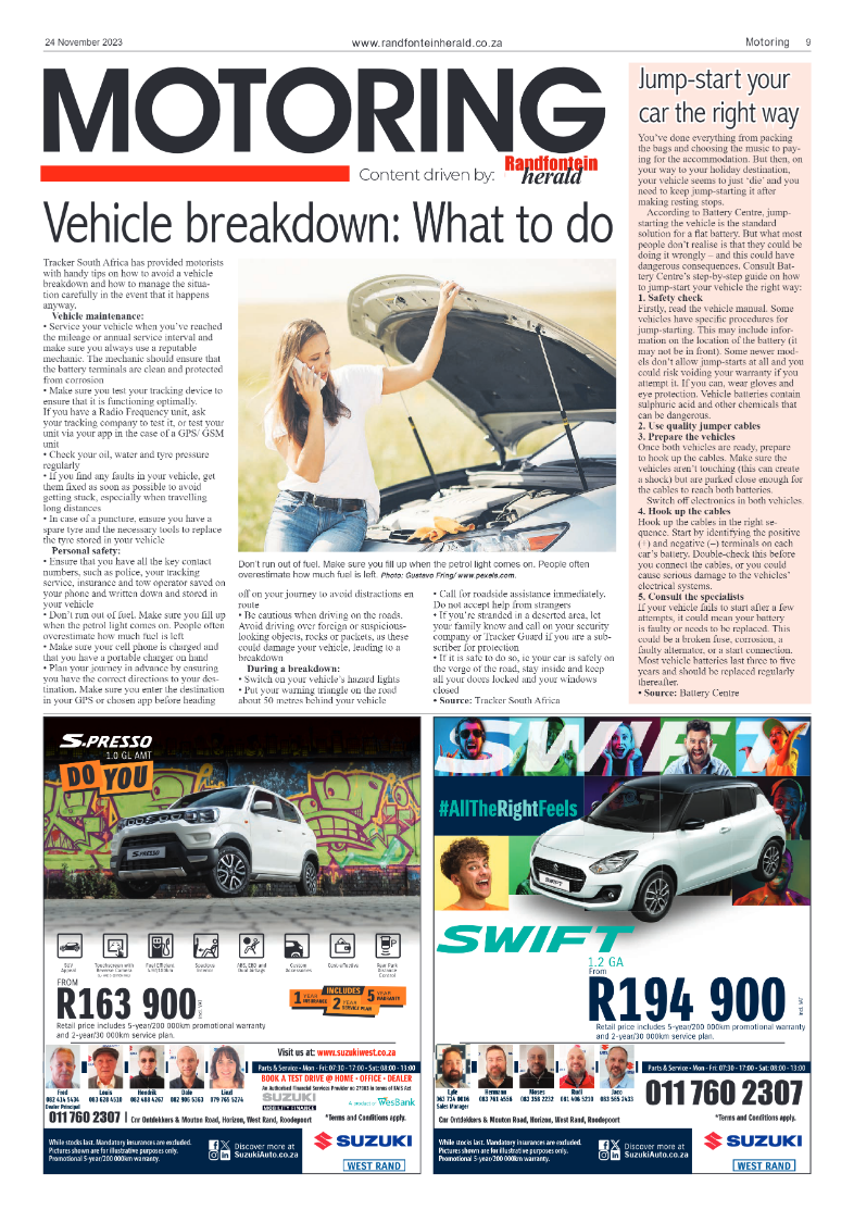 Randfontein Herald 24 November 2023 page 9