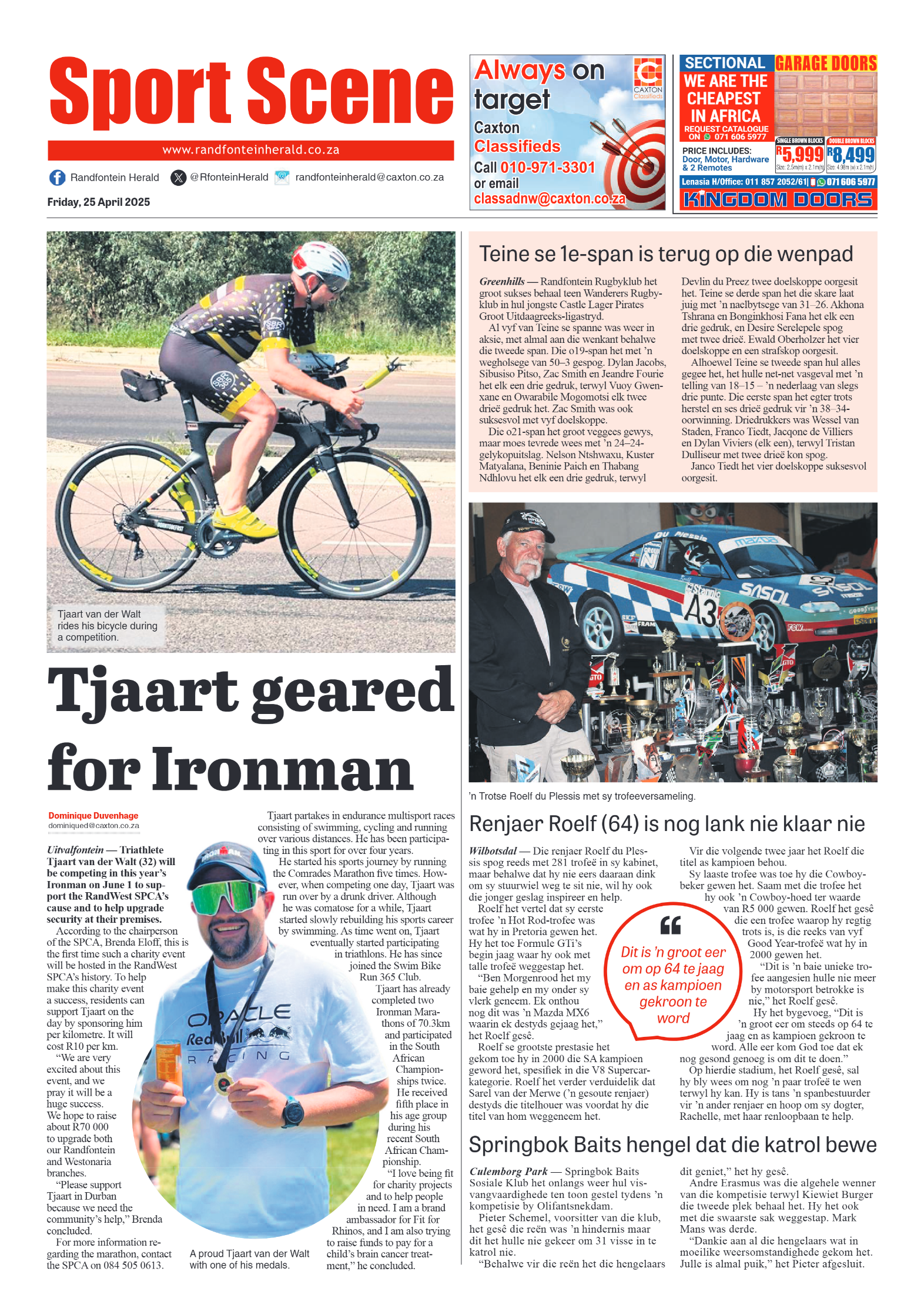 Randfontein Herald 25 April 2025 page 8