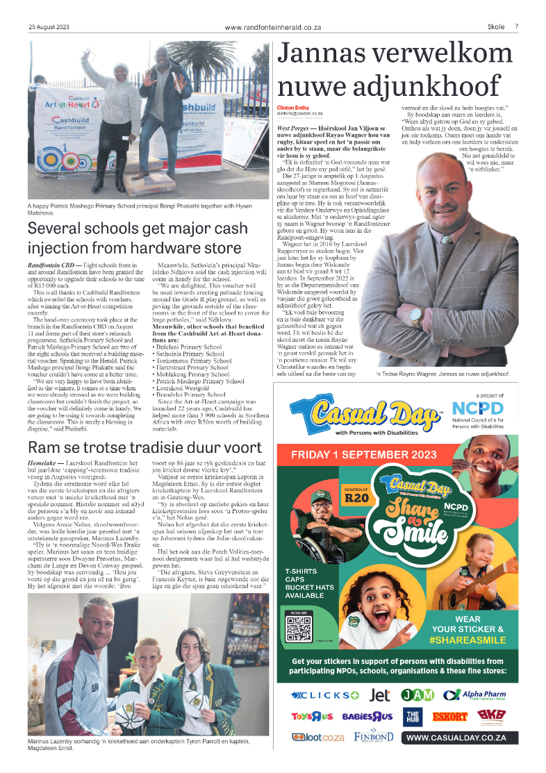 Randfontein Herald 25 August 2023 page 7