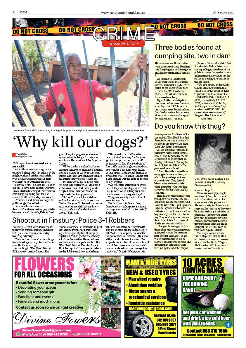 Randfotnein Herald 25 February 2022 page 6