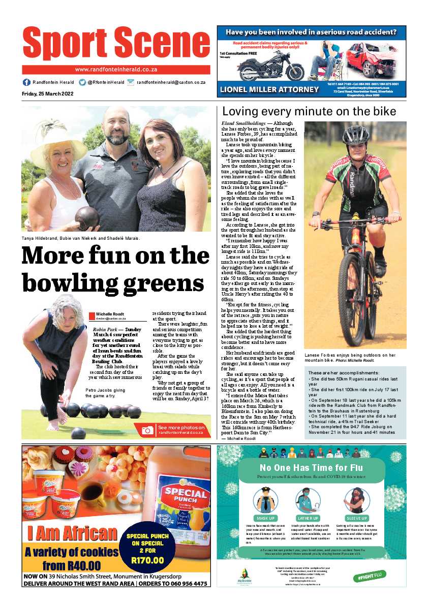 Randfontein Herald 25 March 2022 page 12