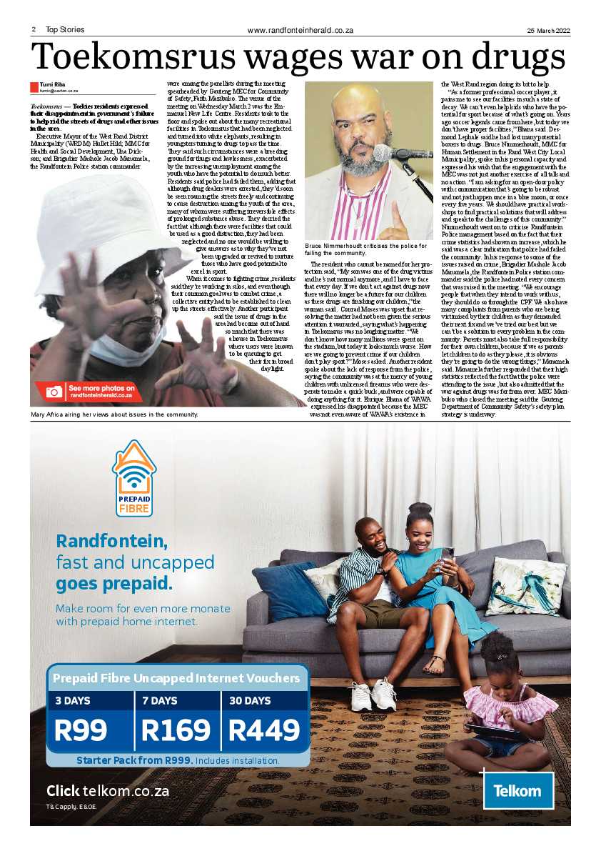 Randfontein Herald 25 March 2022 page 2