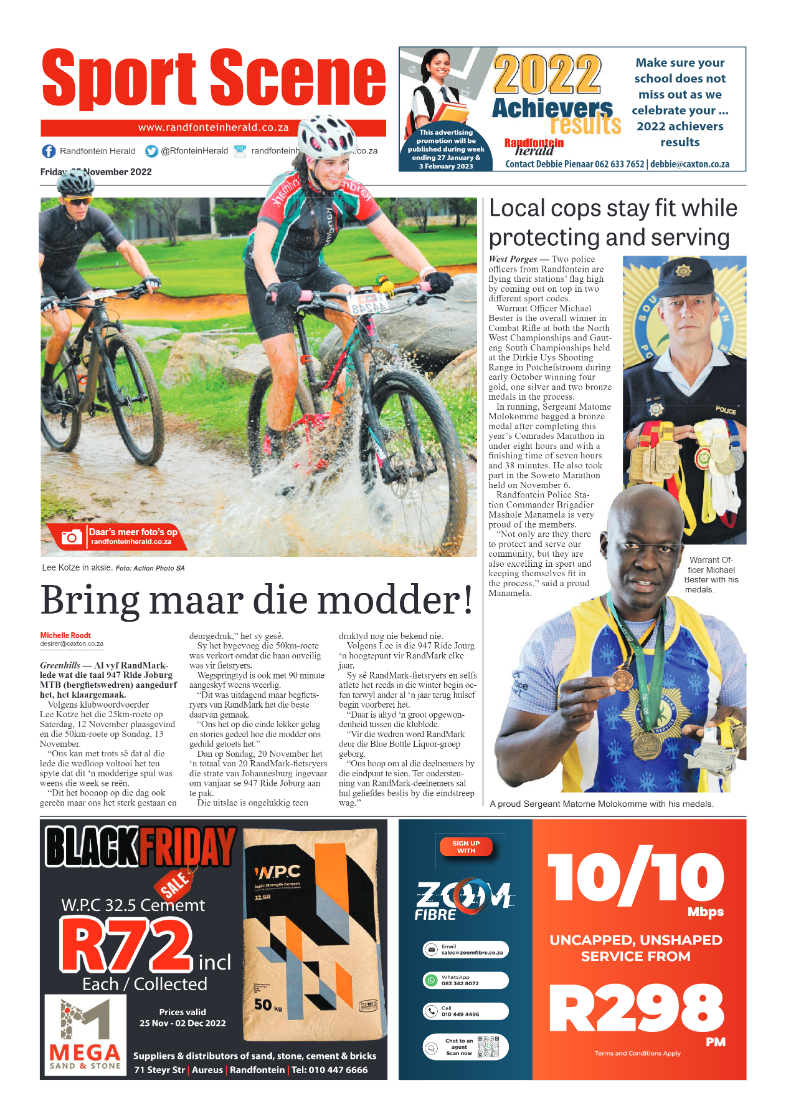 Randfontein Herald 25 November 2022 page 16