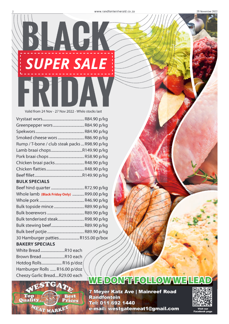 Randfontein Herald 25 November 2022 page 2