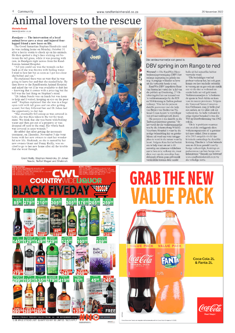 Randfontein Herald 25 November 2022 page 6