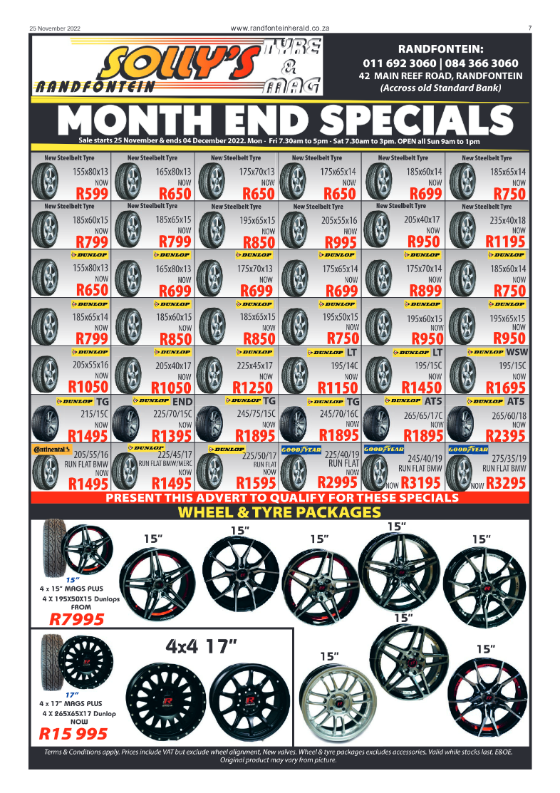 Randfontein Herald 25 November 2022 page 7