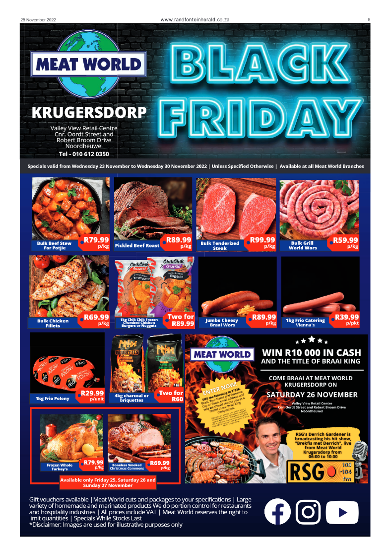 Randfontein Herald 25 November 2022 page 9