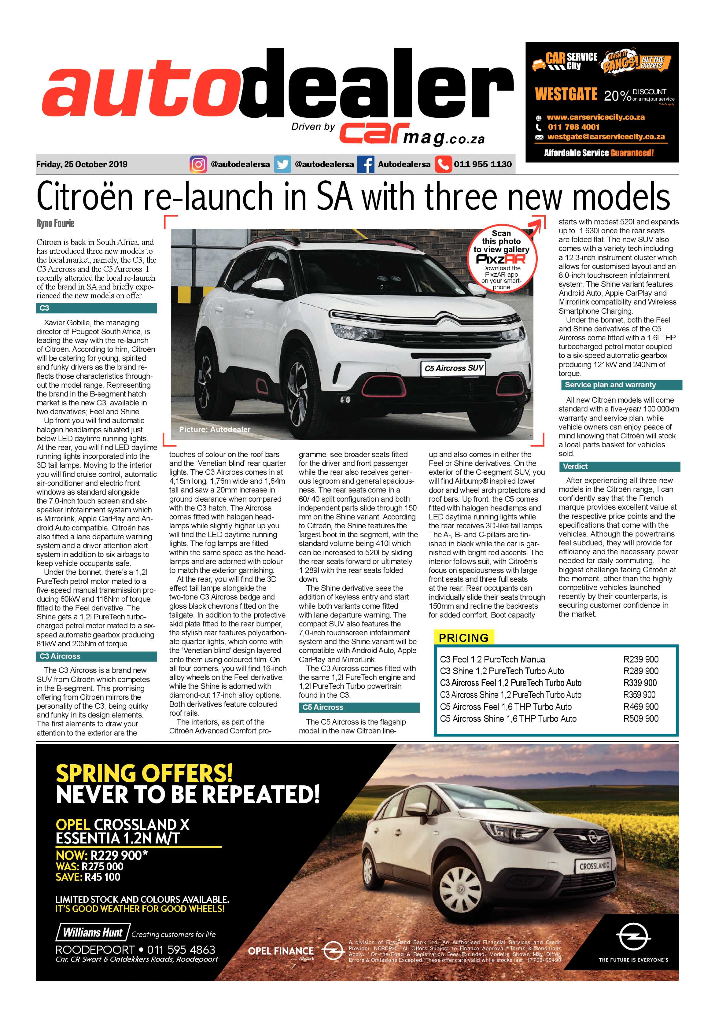 Randfontein Herald 25 October 2019 page 12