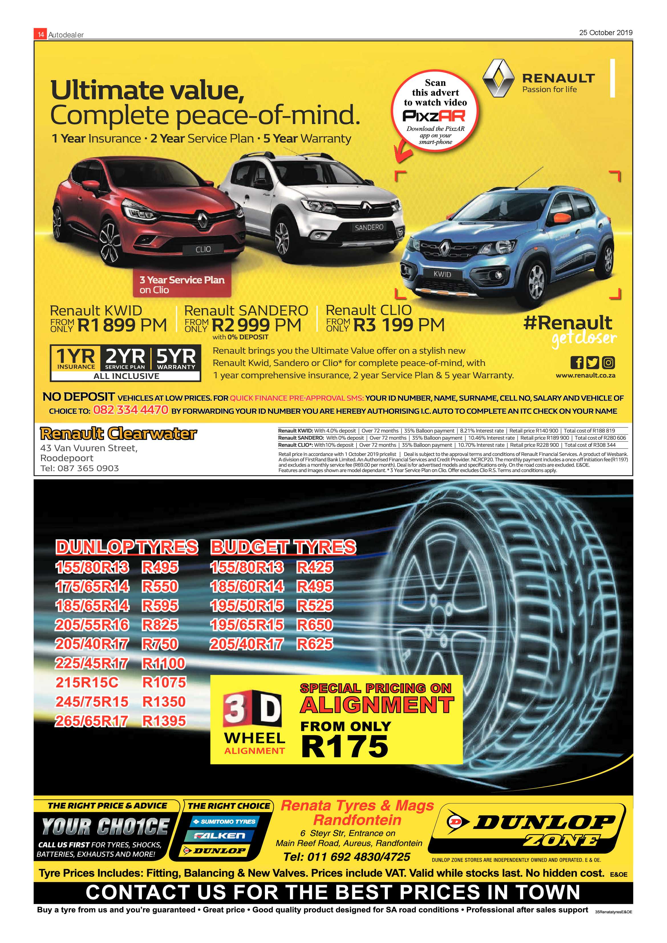 Randfontein Herald 25 October 2019 page 14