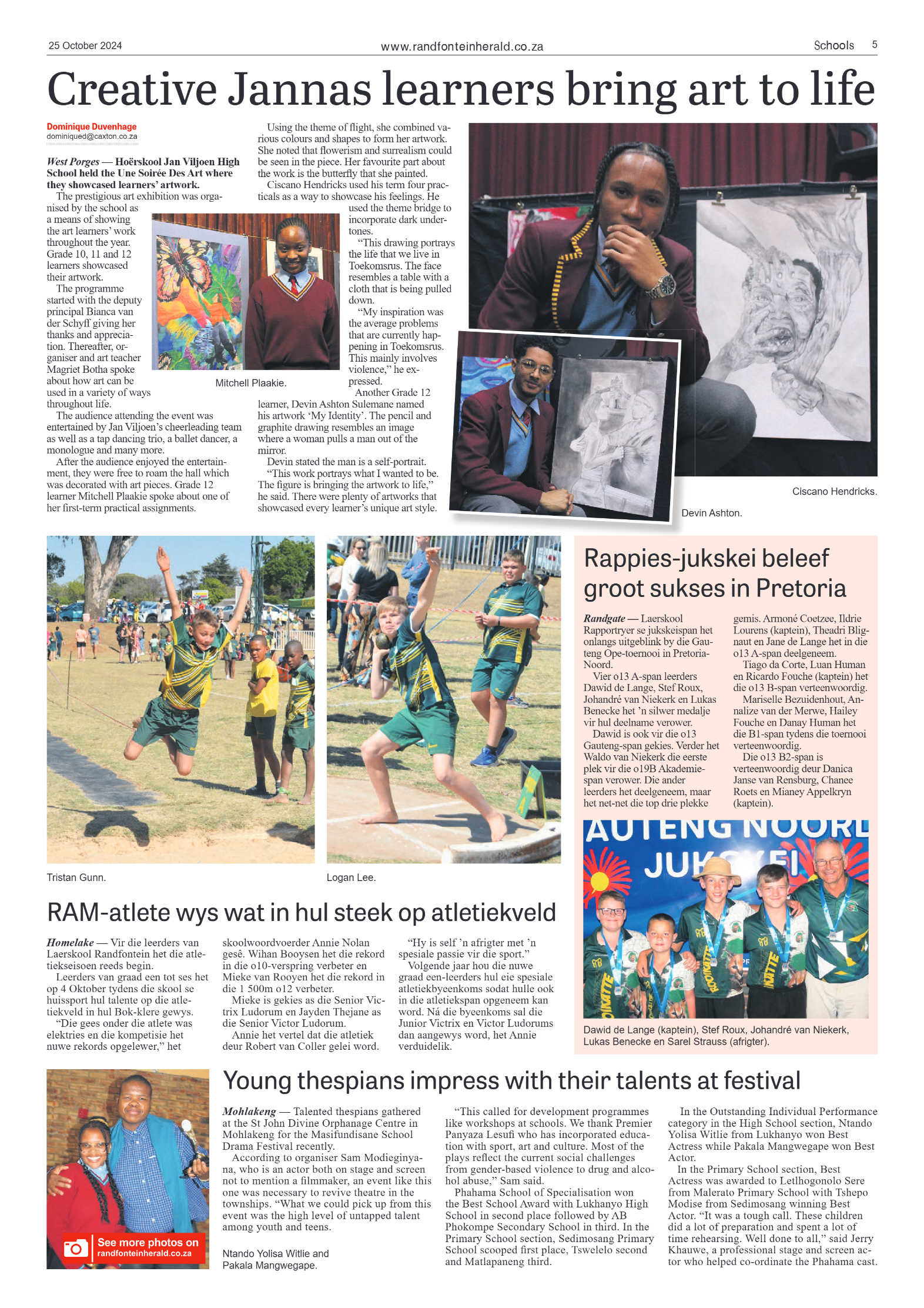 Randfontein Herald 25 October 2024 page 5