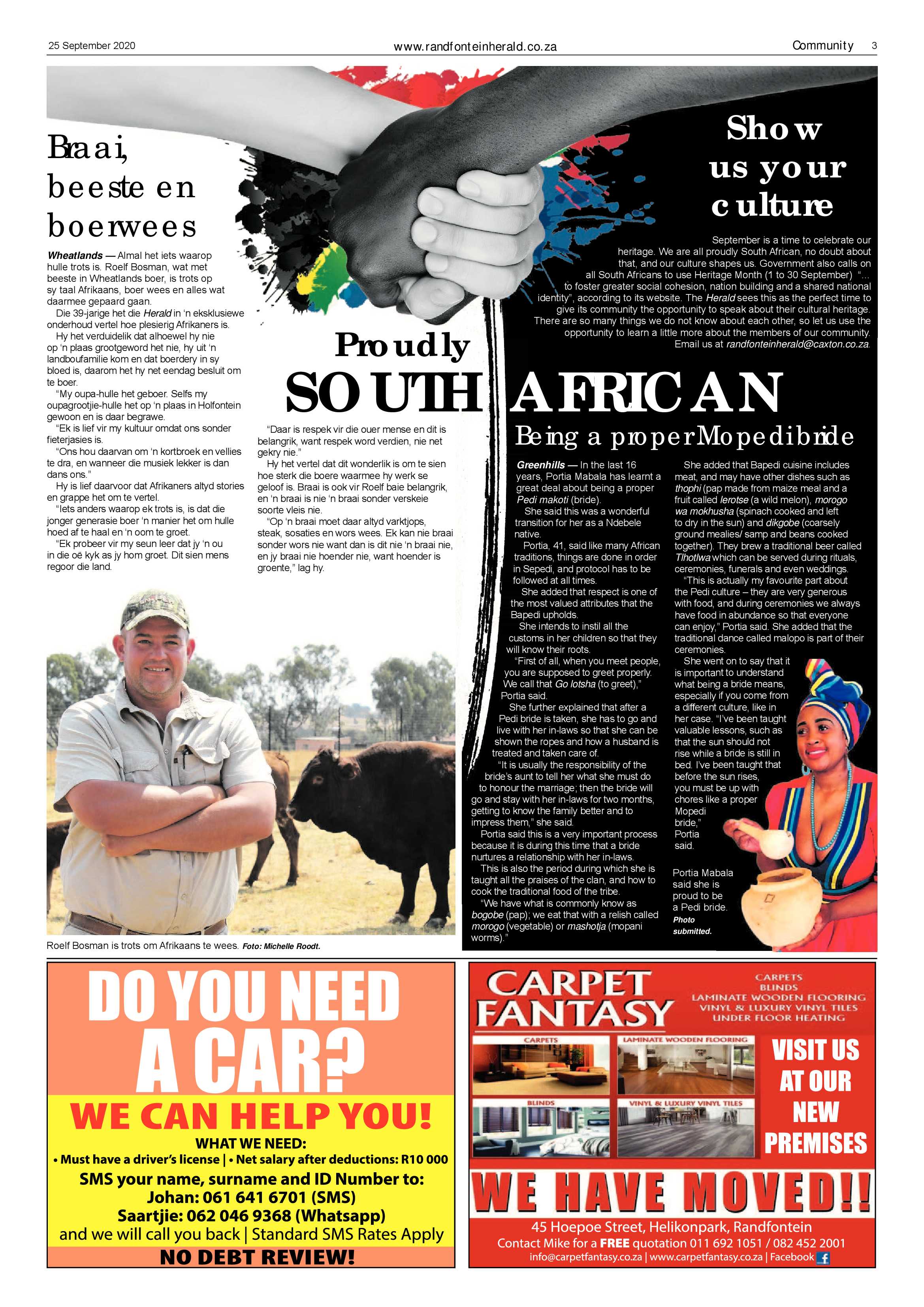 Randfontein Herald 25 September 2020 page 3