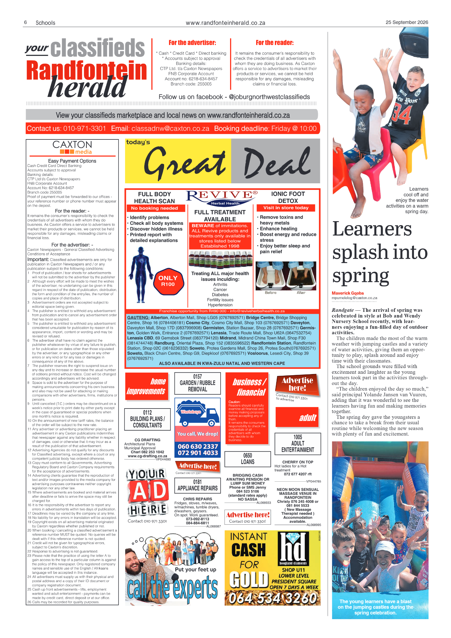 Randfontein Herald 25 September 2026 page 6