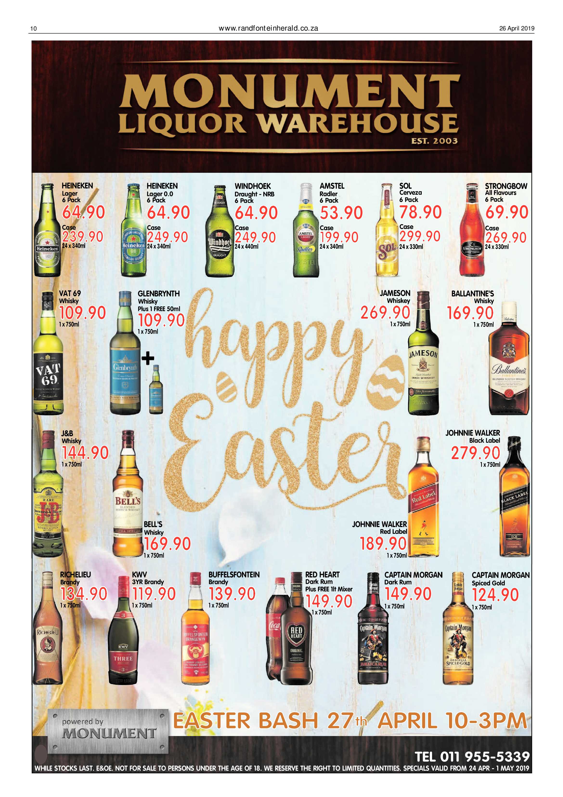 Randfontein Herald 26 April 2019 page 10