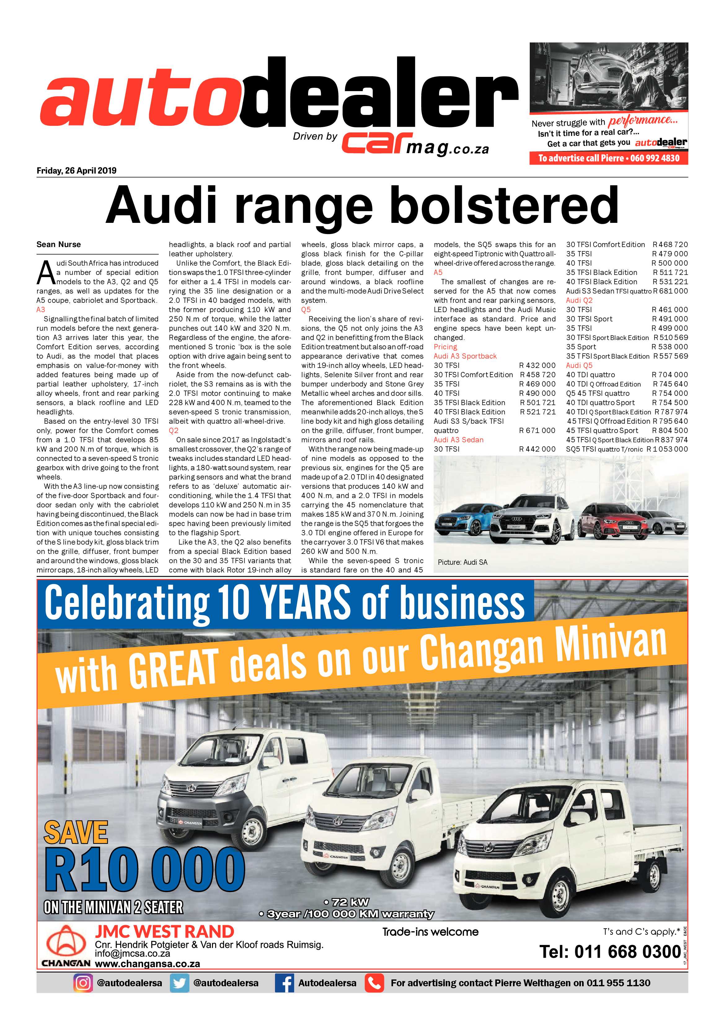 Randfontein Herald 26 April 2019 page 18