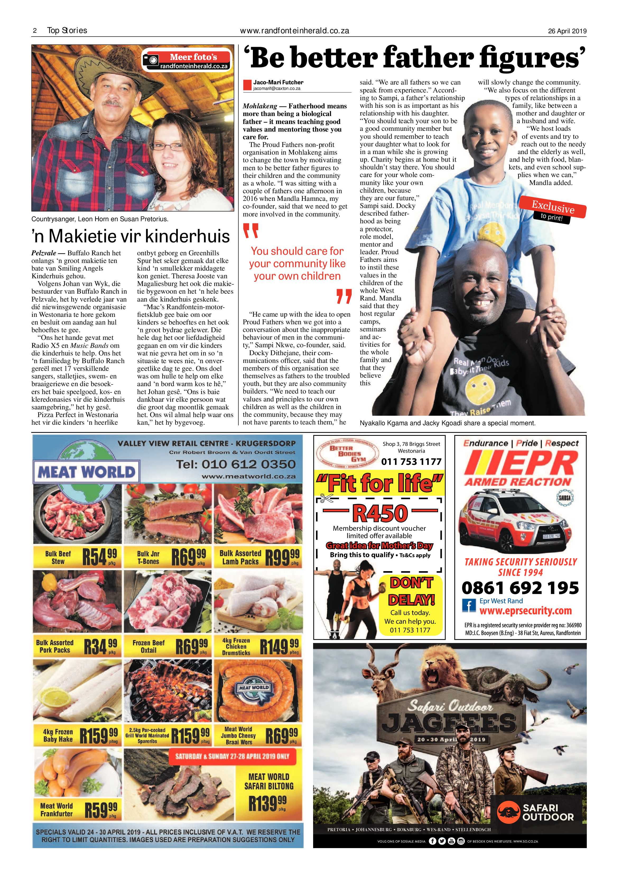 Randfontein Herald 26 April 2019 page 2