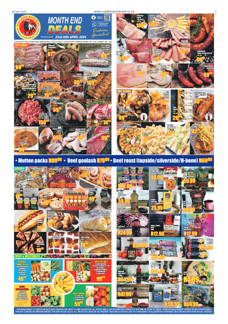 Randfontein Herald 26 April 2024 page 5