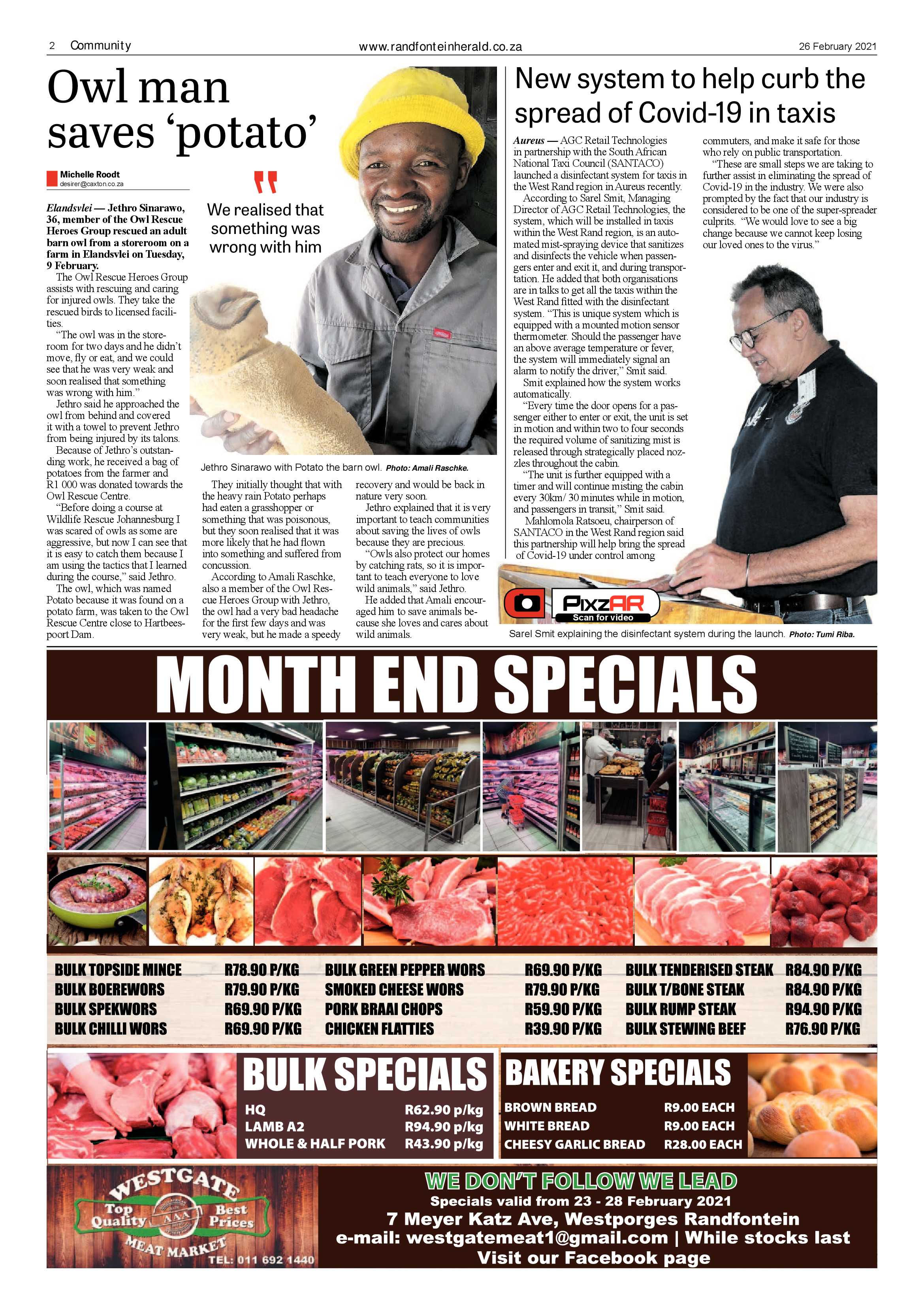 Randfontein Herald 26 February 2021 page 2