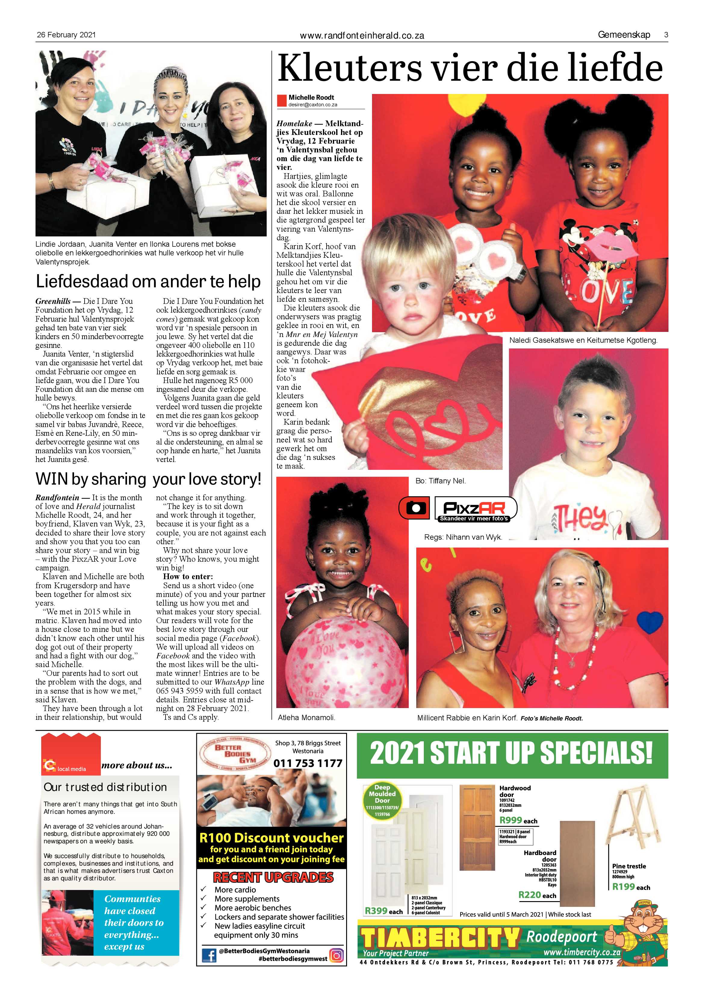 Randfontein Herald 26 February 2021 page 3