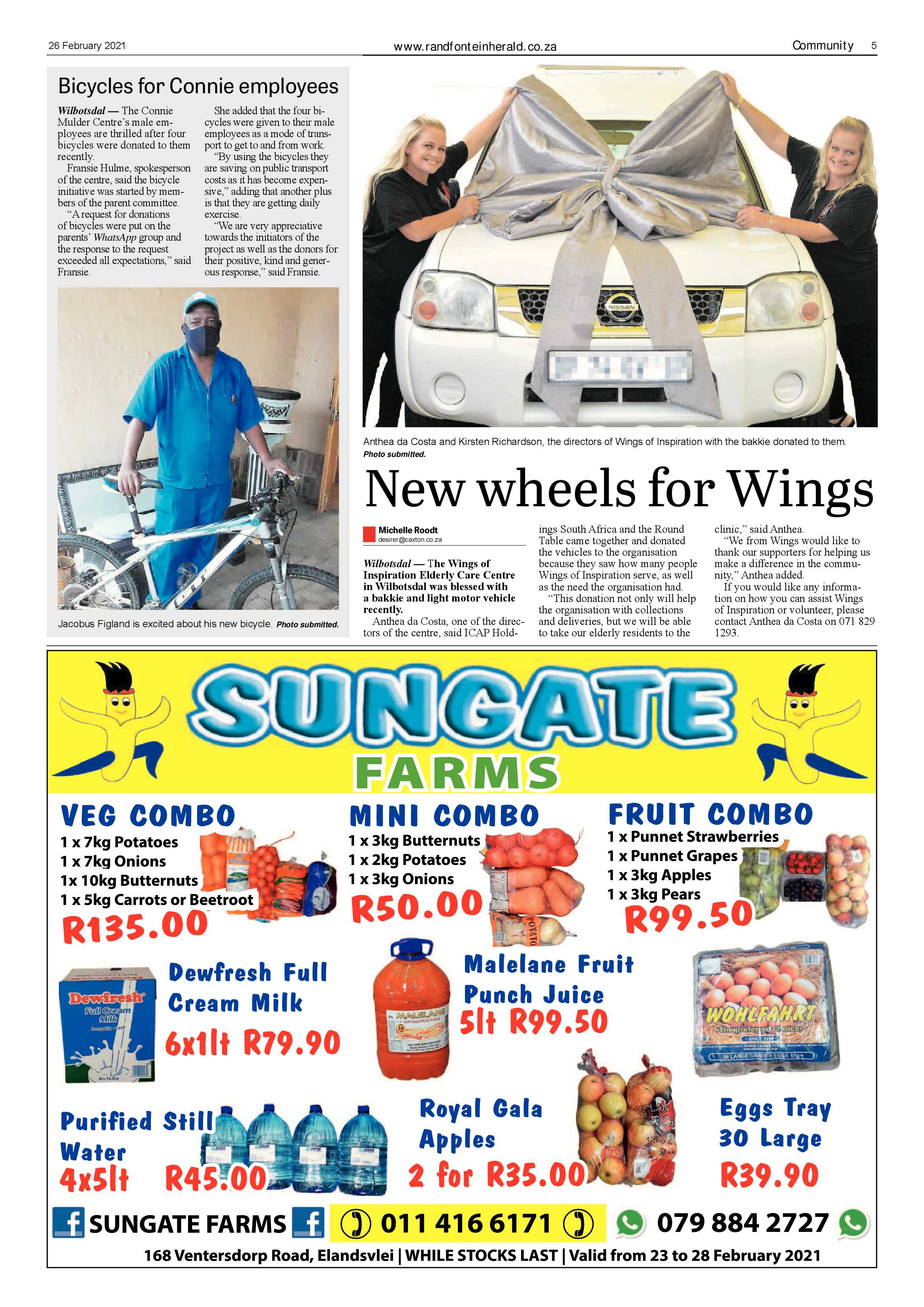 Randfontein Herald 26 February 2021 page 5