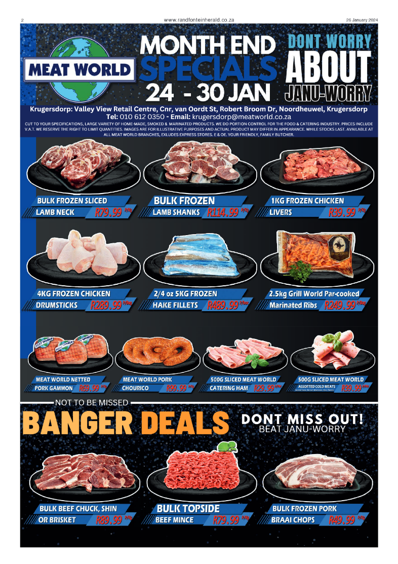 Randfontein Herald 26 January 2024 page 2