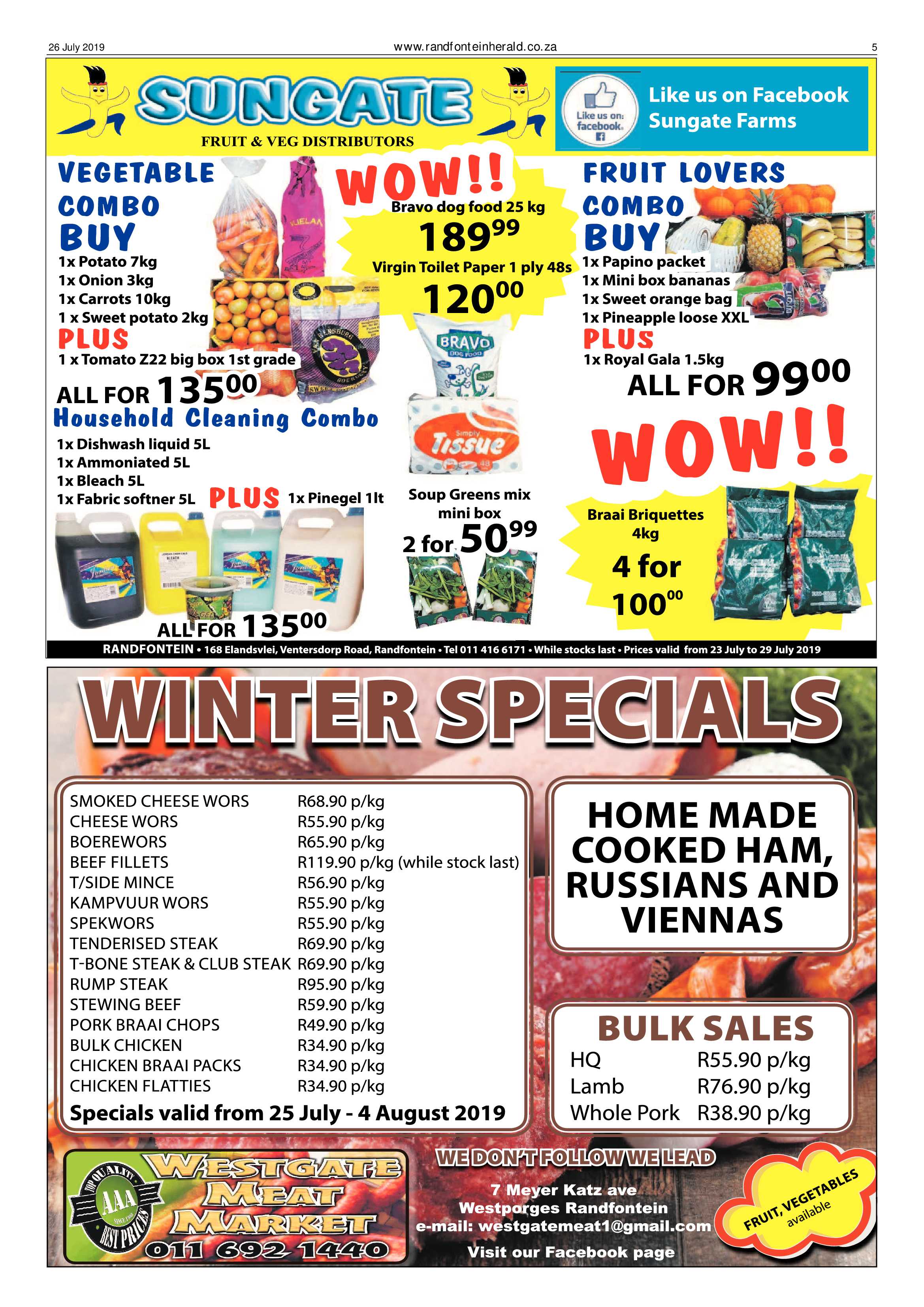 Randfontein Herald 26 July 2019 page 5