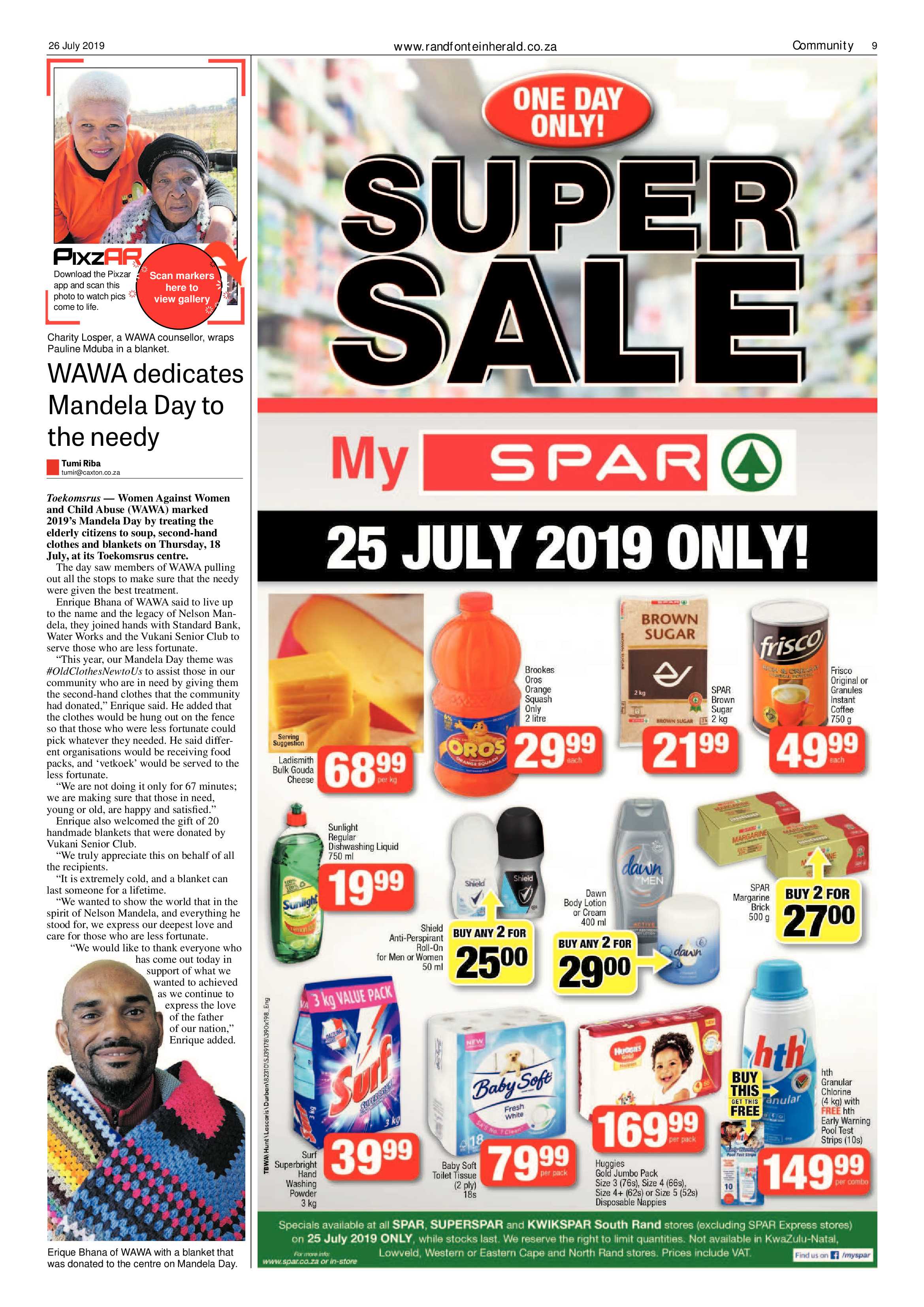 Randfontein Herald 26 July 2019 page 9