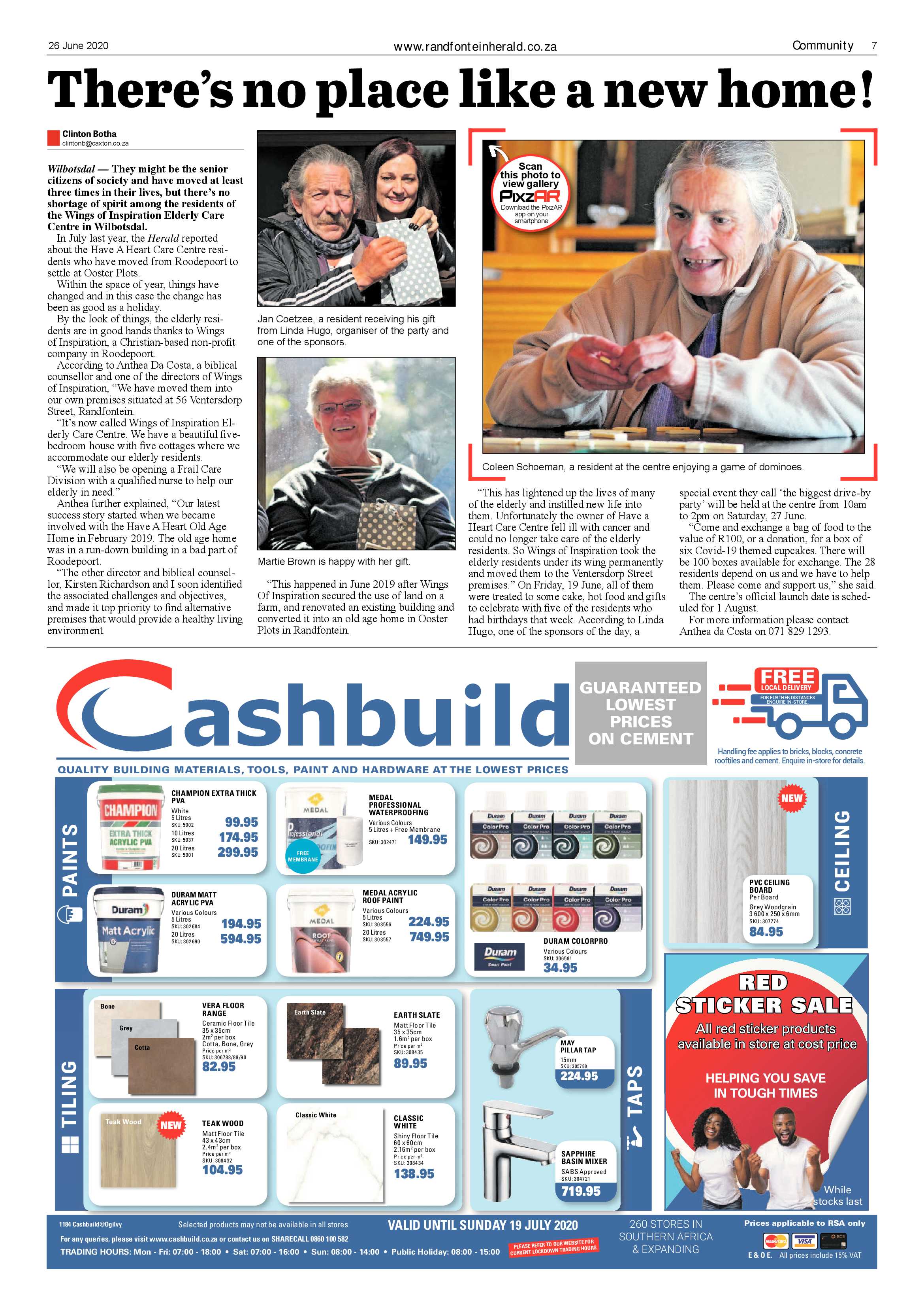 Randfontein Herald 26 June 2020 page 7