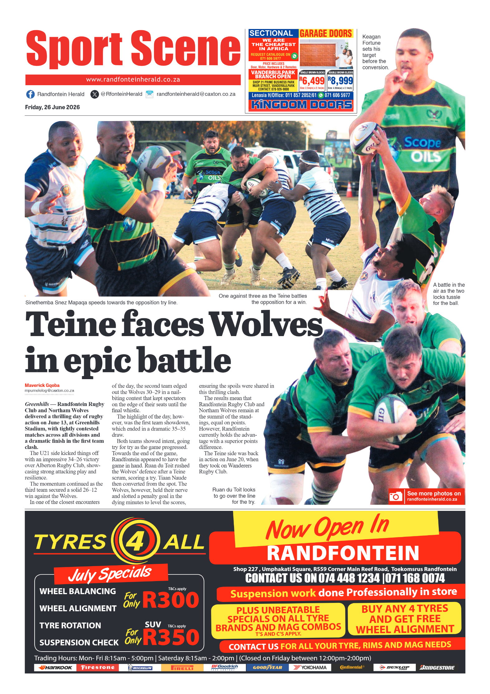 Randfontein Herald 26 June 2026 page 8