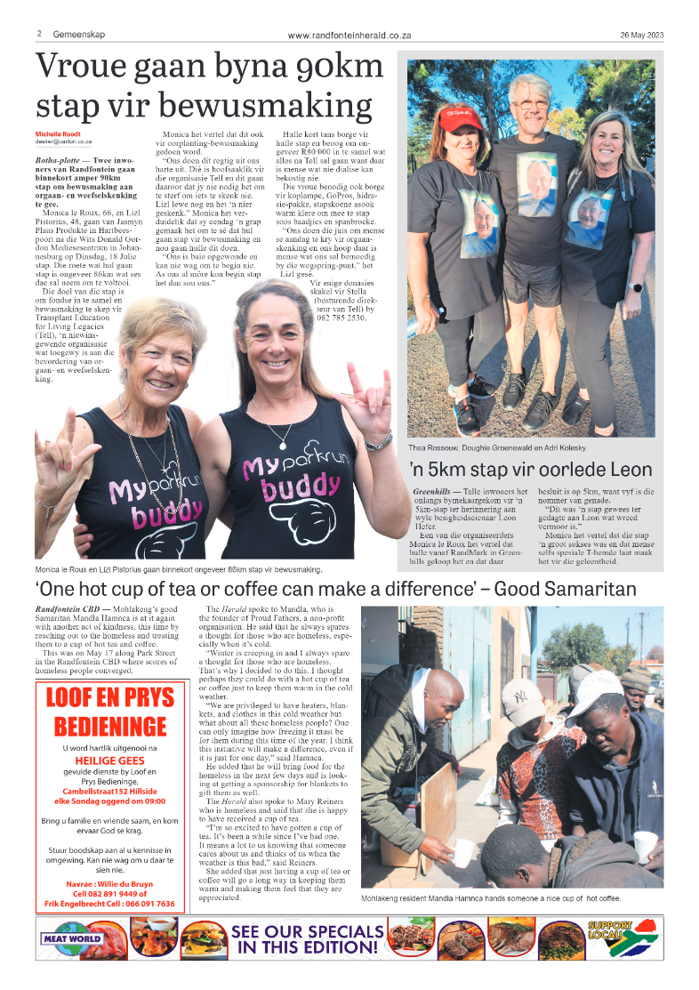 Randfontein Herald 26 May 2023 page 2