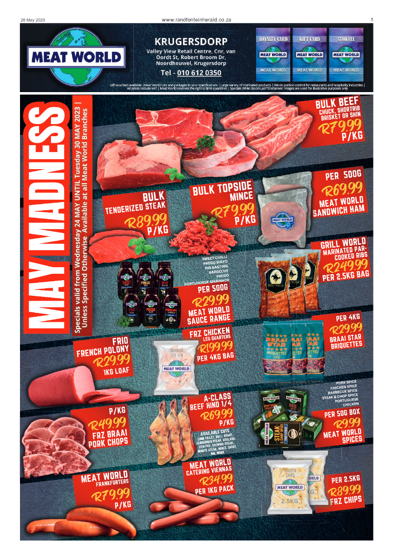 Randfontein Herald 26 May 2023 page 5