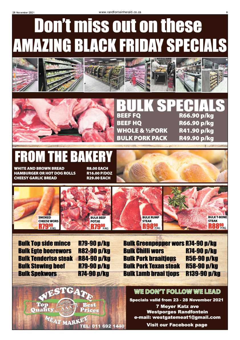 Randfontein Herald 26 November 2021 page 11