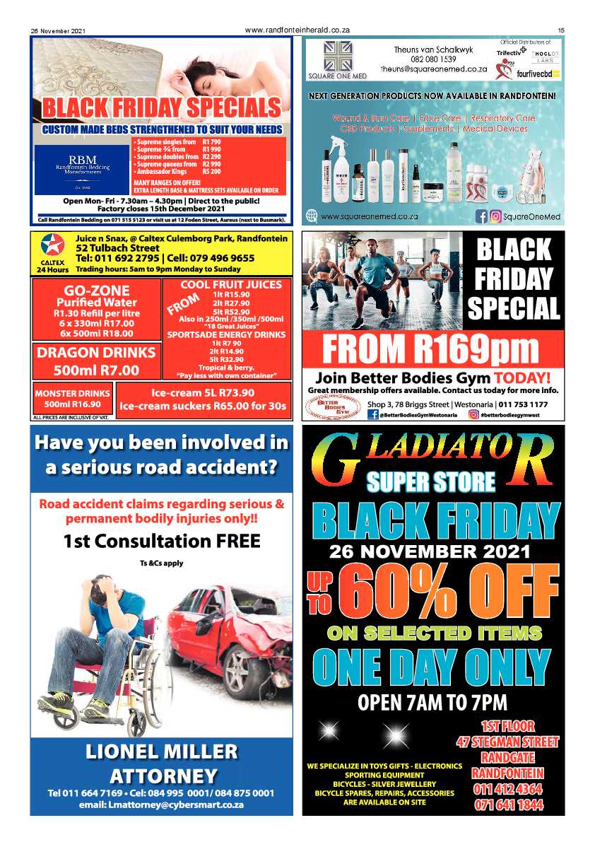 Randfontein Herald 26 November 2021 page 17