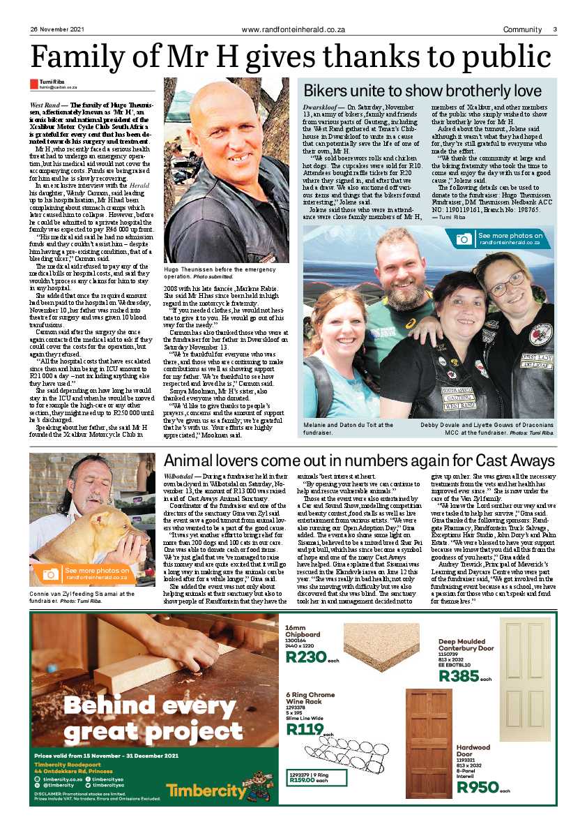 Randfontein Herald 26 November 2021 page 5
