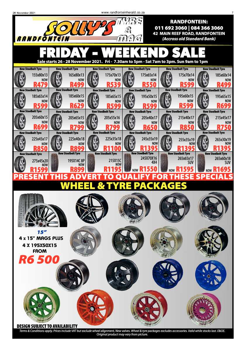 Randfontein Herald 26 November 2021 page 9