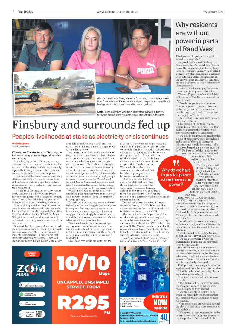 Randfontein Herald 27 January 2023 page 2