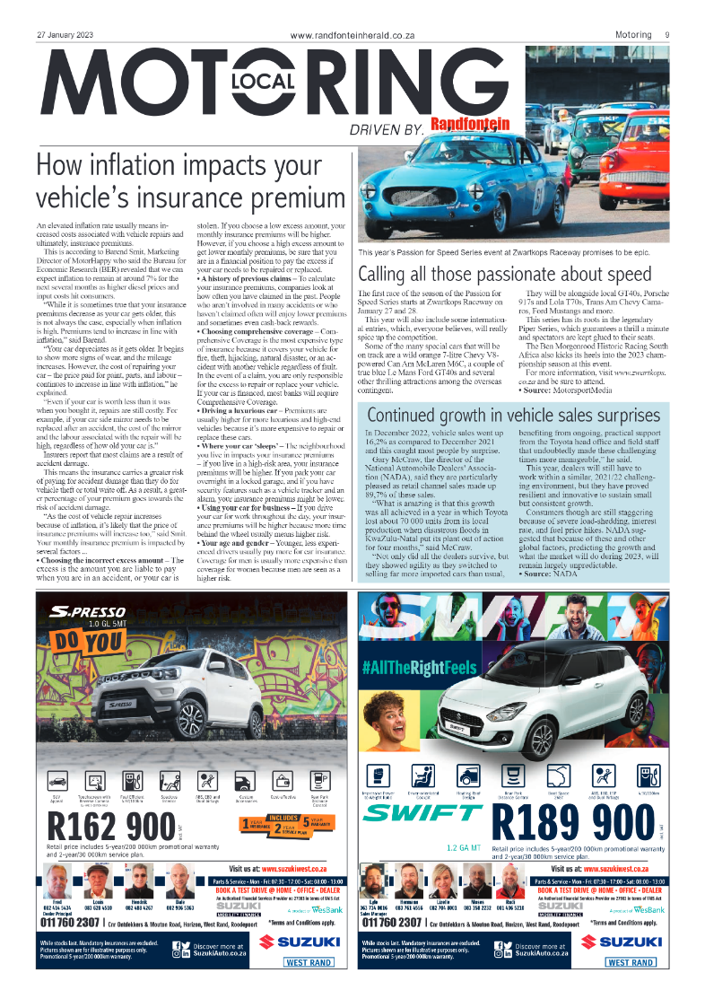 Randfontein Herald 27 January 2023 page 9