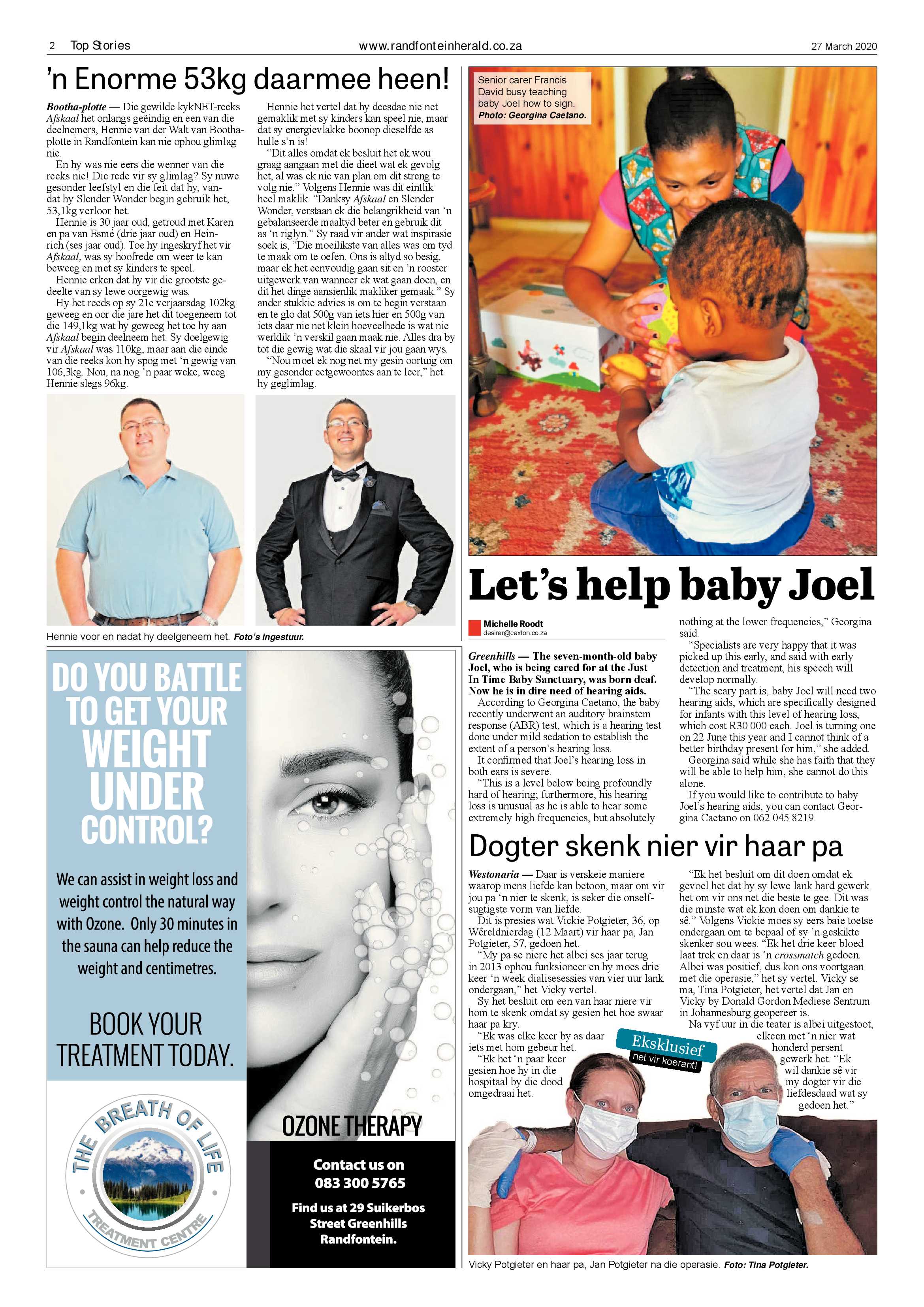 Randfontein Herald 27 March 2020 page 2