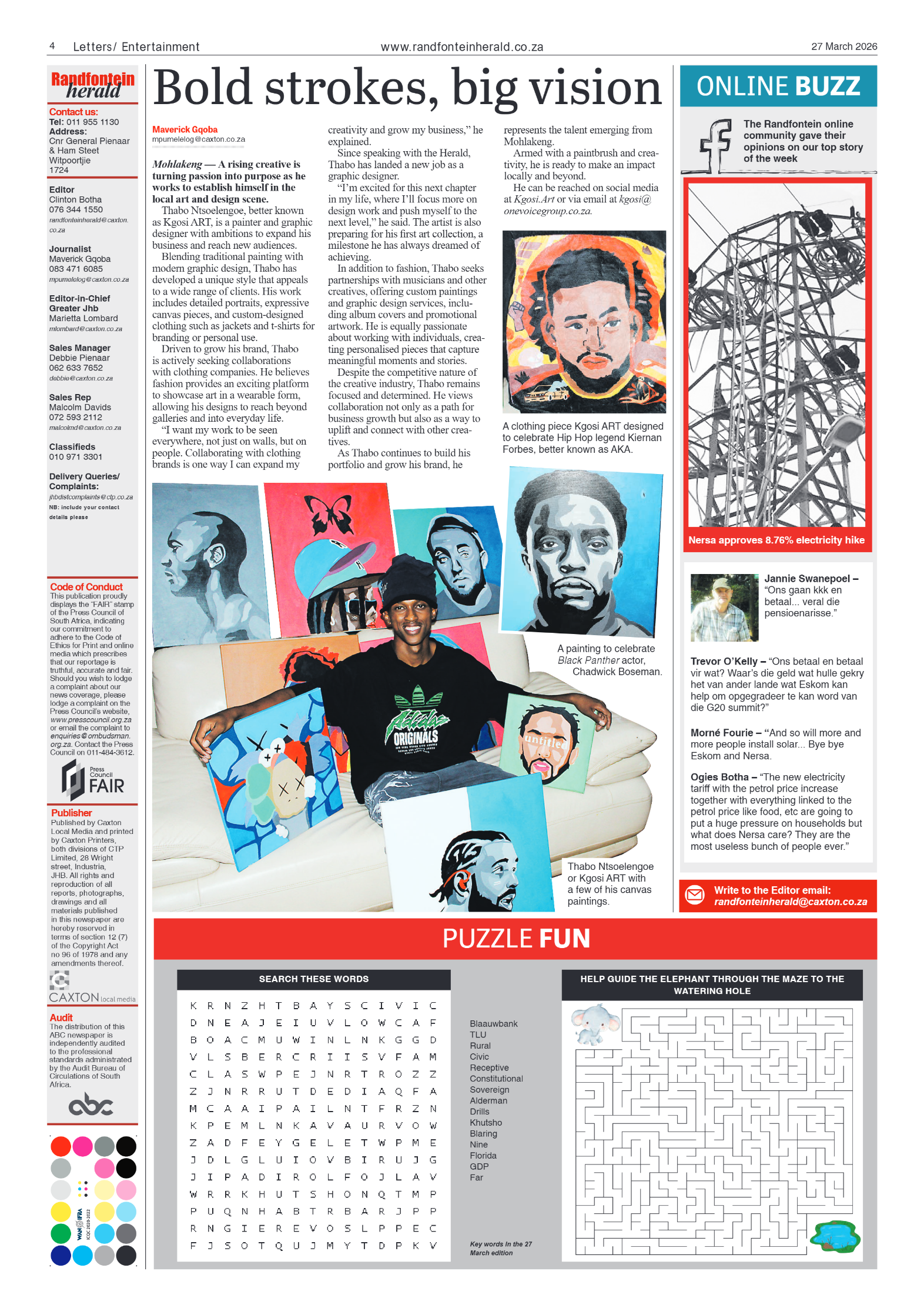 Randfontein Herald 27 March 2026 page 4