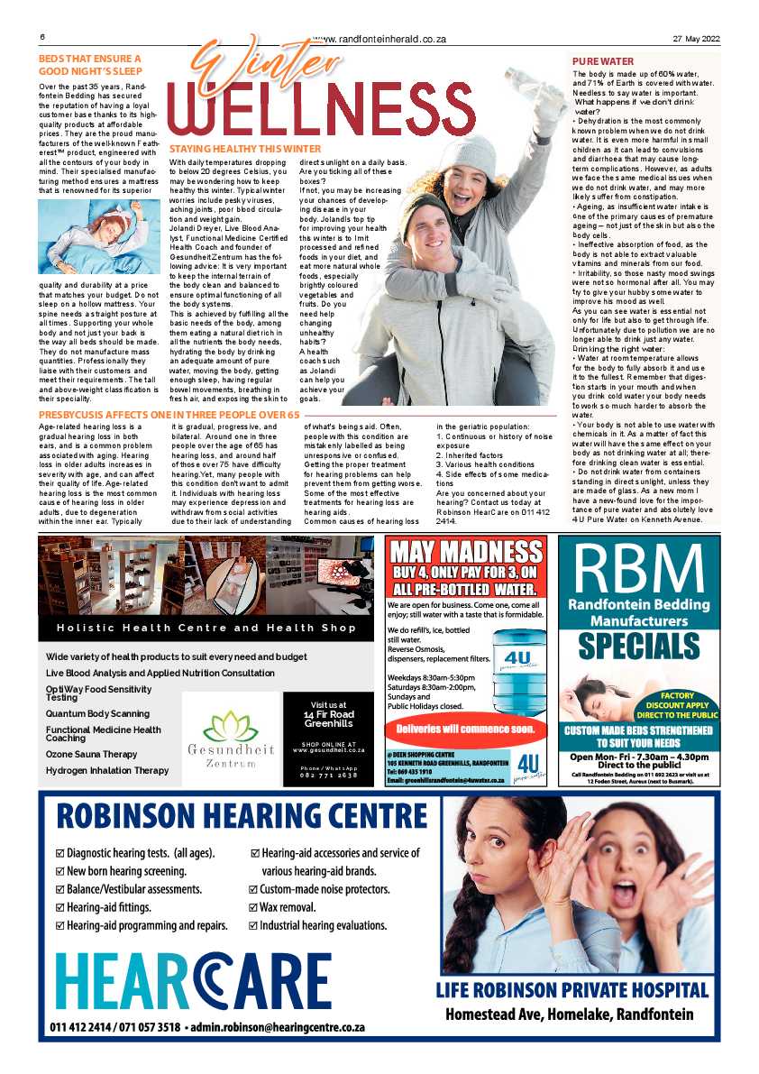 Randfontein Herald 27 May 2022 page 6