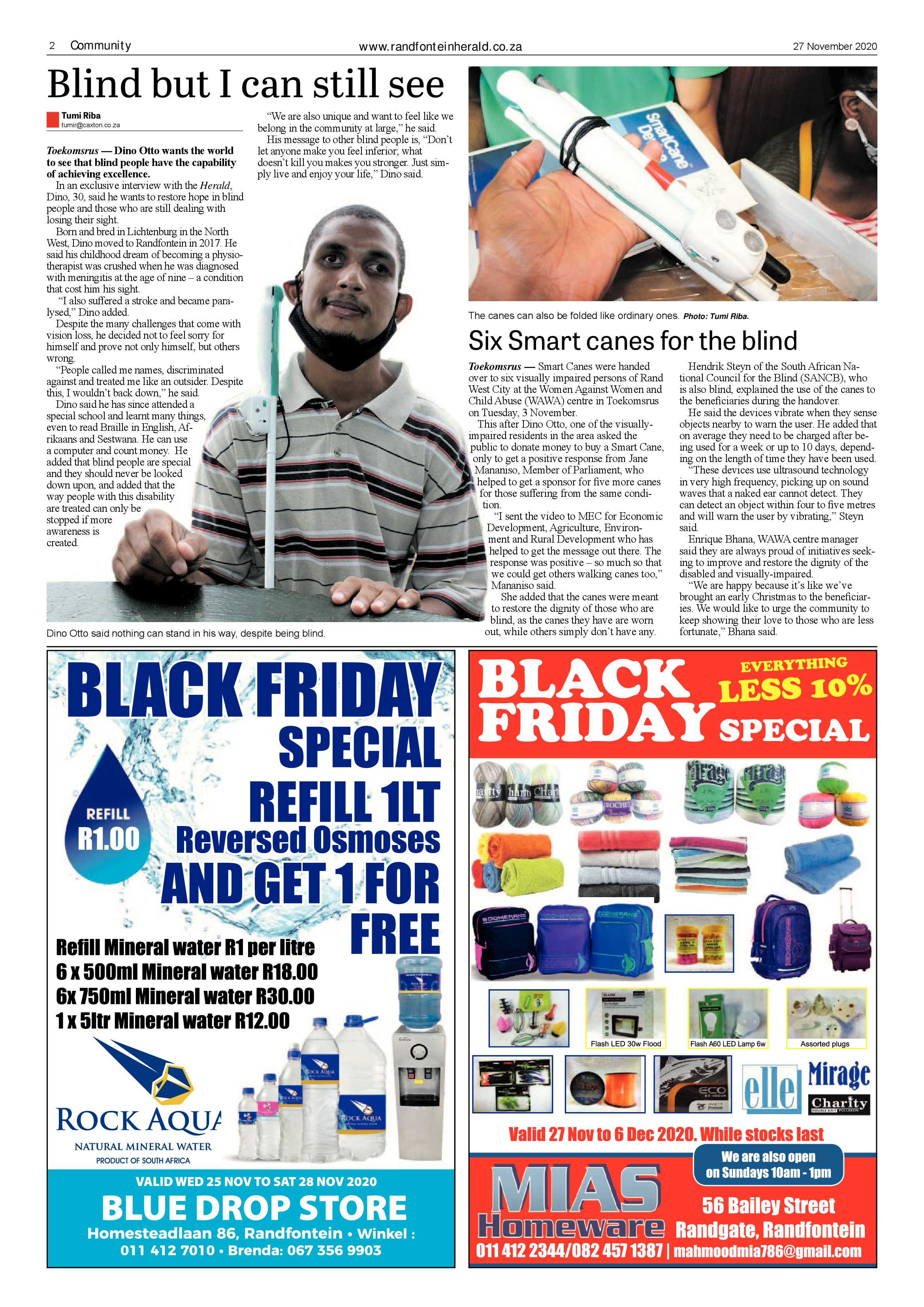 Randfontein Herald 27 November 2020 page 2