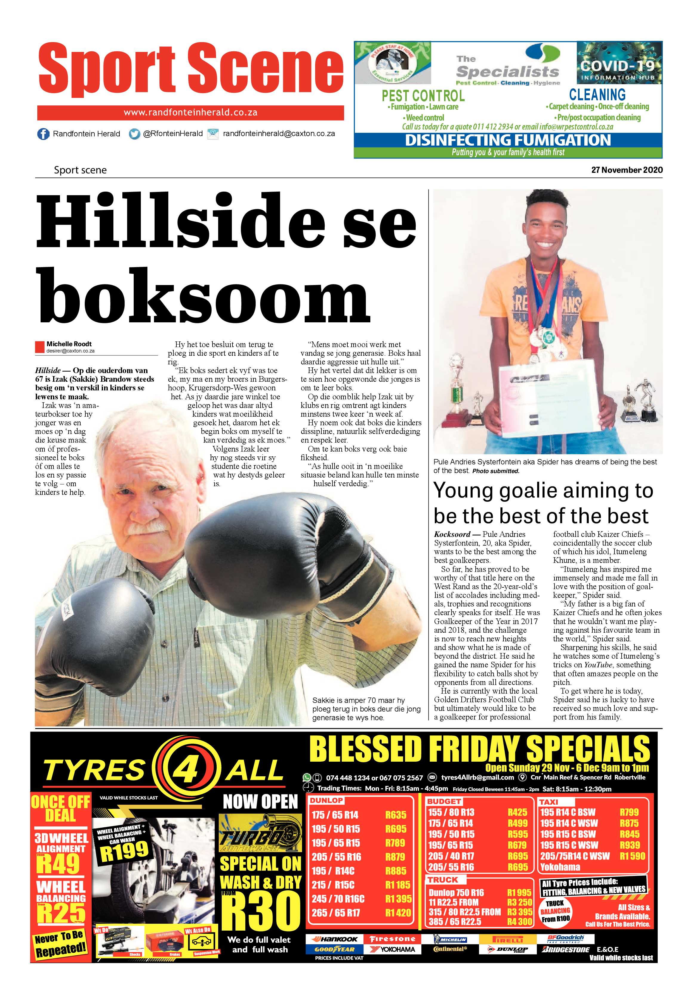 Randfontein Herald 27 November 2020 page 28