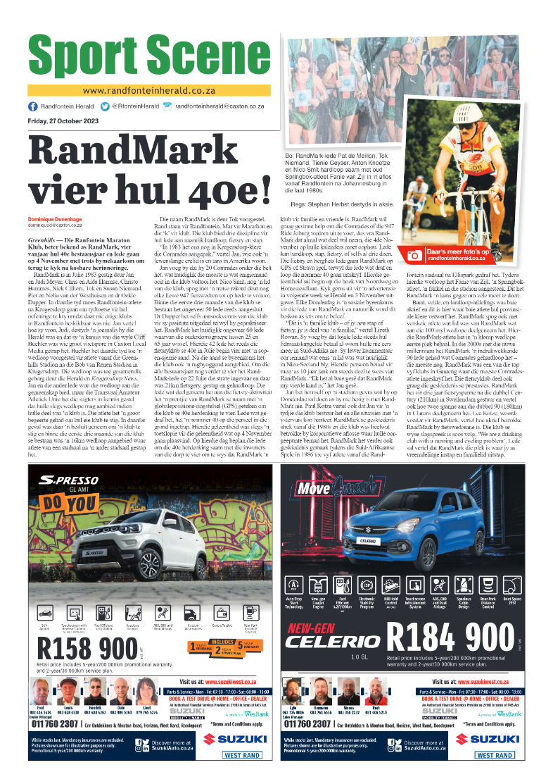 Randfontein Herald 27 October 2023 page 8