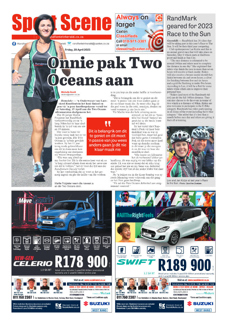 Randfontein Herald 28 April 2023 page 12