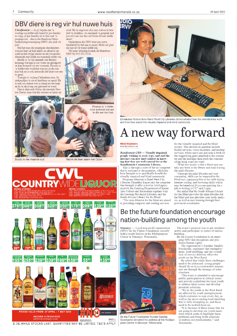 Randfontein Herald 28 April 2023 page 2