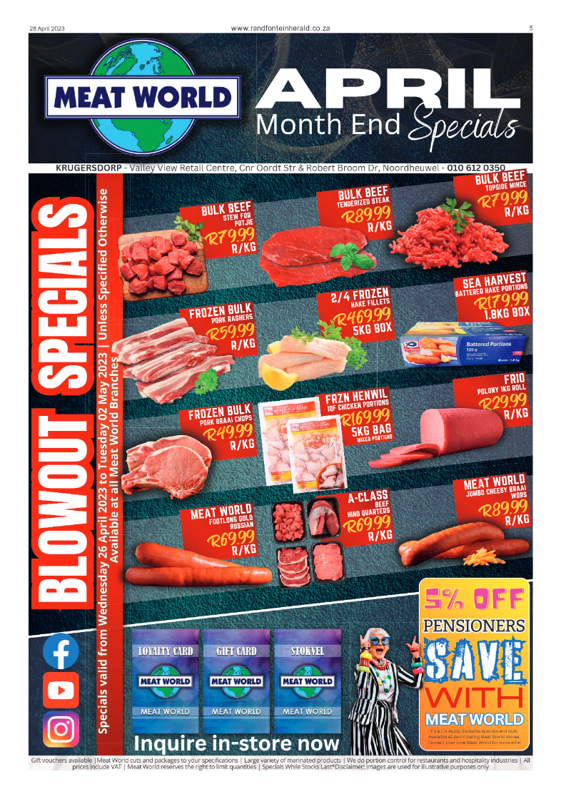 Randfontein Herald 28 April 2023 page 5