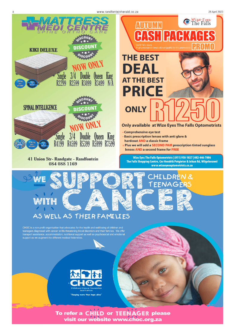 Randfontein Herald 28 April 2023 page 8
